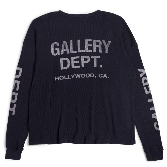 Gallery Dept Urcel Thermal Black Sweatshirt