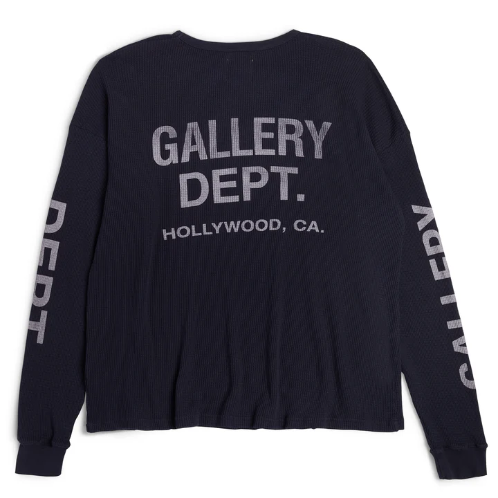 Gallery Dept Urcel Thermal Black Sweatshirt