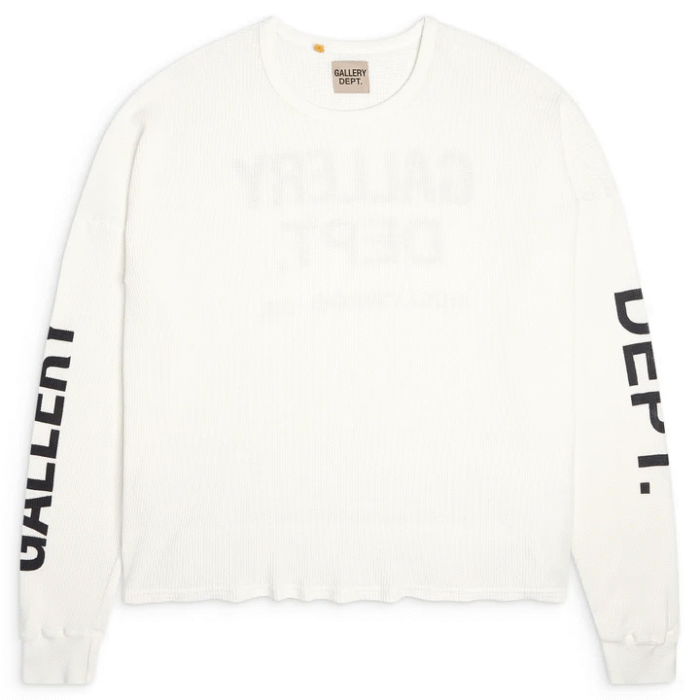 Gallery Dept Urcel Thermal Cream Sweatshirt