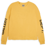 Gallery Dept Urcel Thermal Yellow Sweatshirt